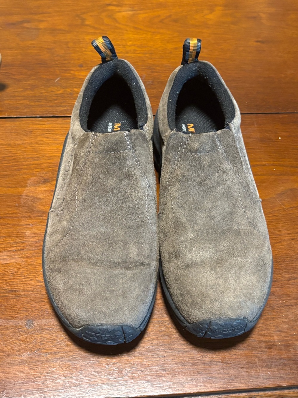 Merrell Women’s Jungle Moc “Gunsmoke” Suede Leather Brown Size 6.5